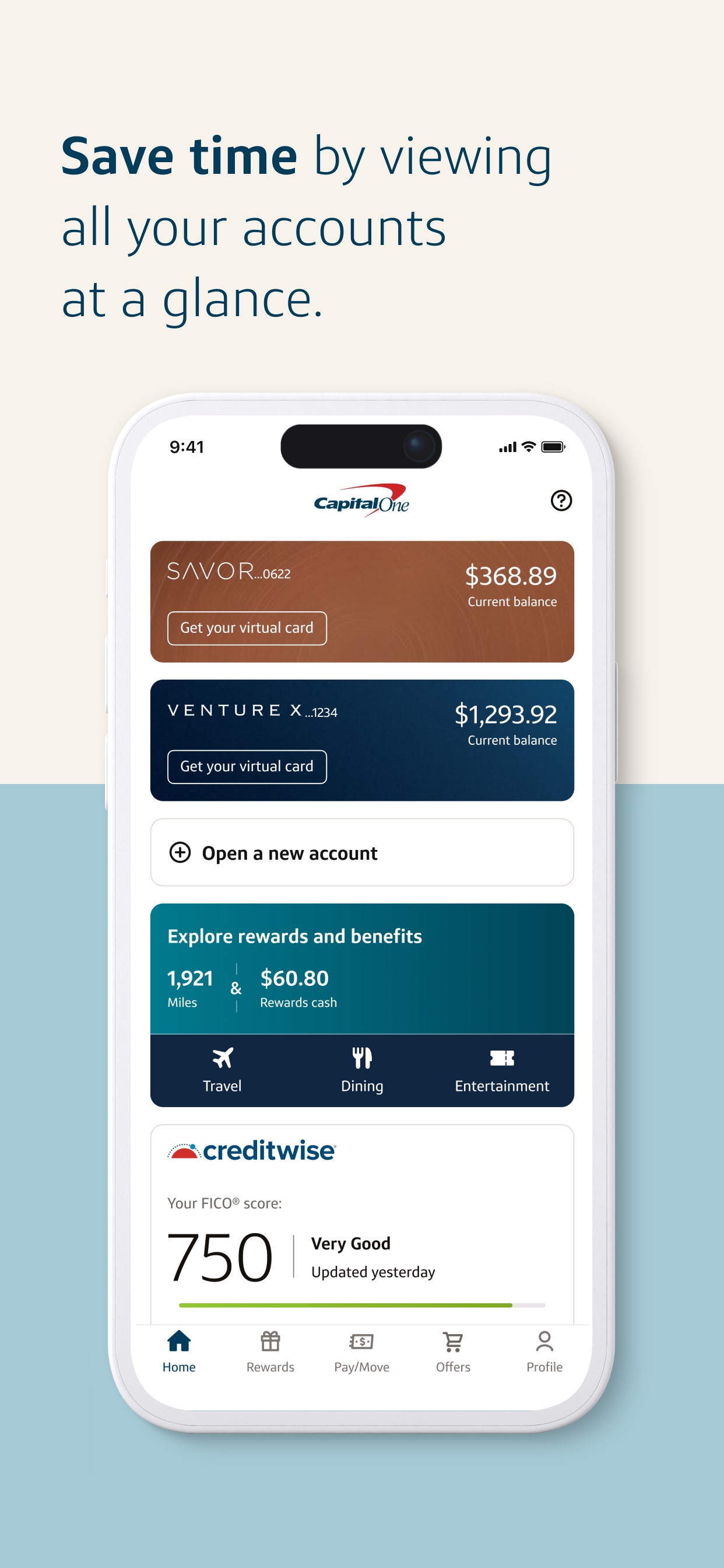 Capital One Mobile screenshot