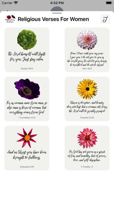 Religious Verses For Women Screenshot