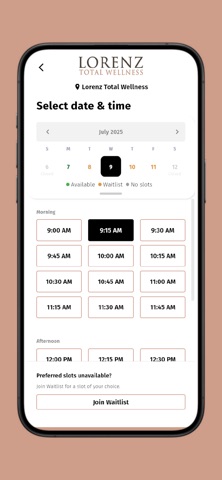 Lorenz Total Wellness - Mobile screenshot