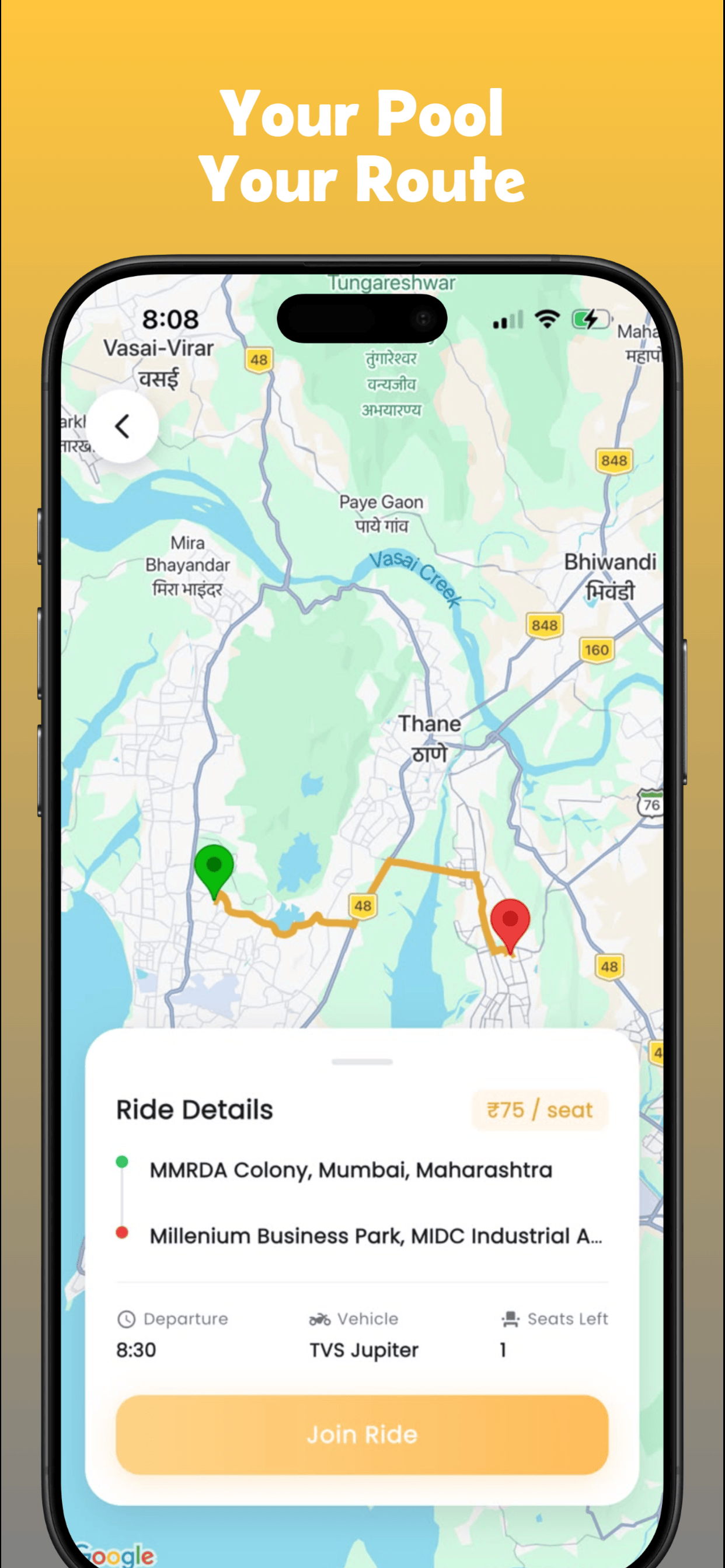 InterPool: Carpool & Bikepool screenshot 5