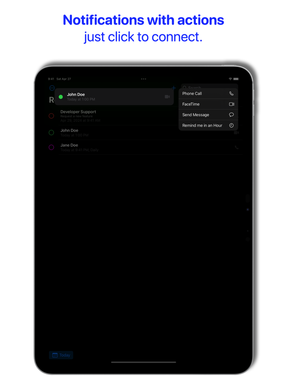 Screenshot #6 pour Hello: Phone call planner