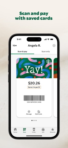 Starbucks App Store preview screenshot 5