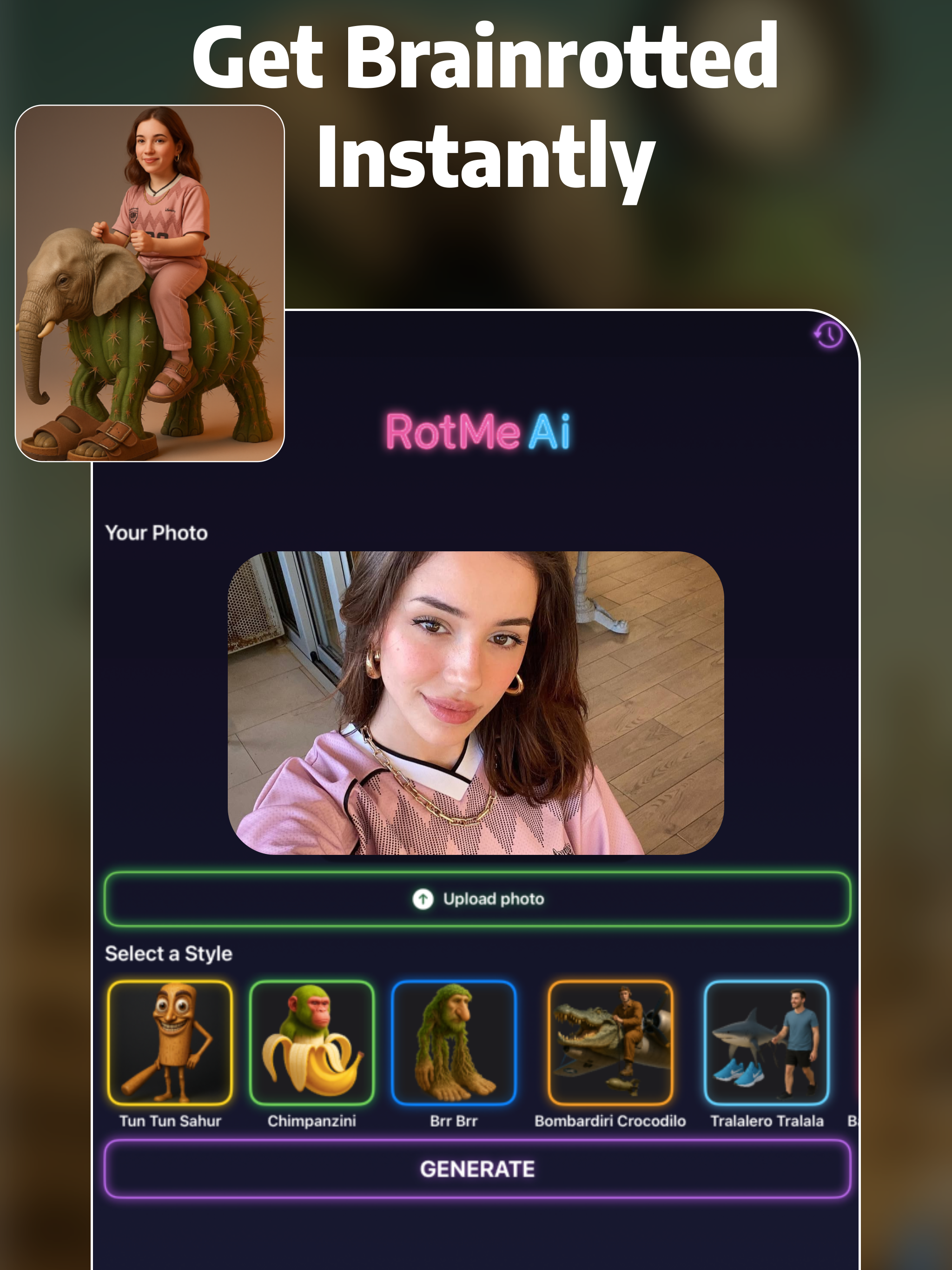 Brainrot yourself : RotMe AI screenshot 6