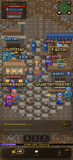 Stillmarch: Idle MMORPG screenshot 1