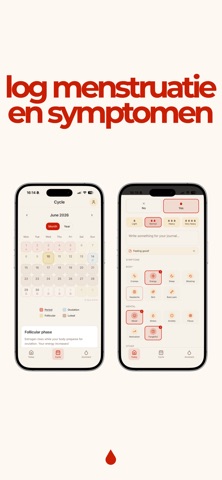 PERIOD. Menstruatiekalender iPhone screenshot 4