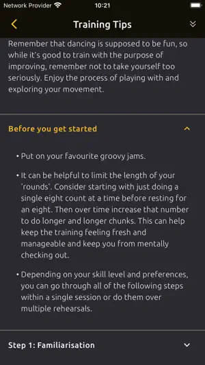 DynaMix Dance Training screenshot 4