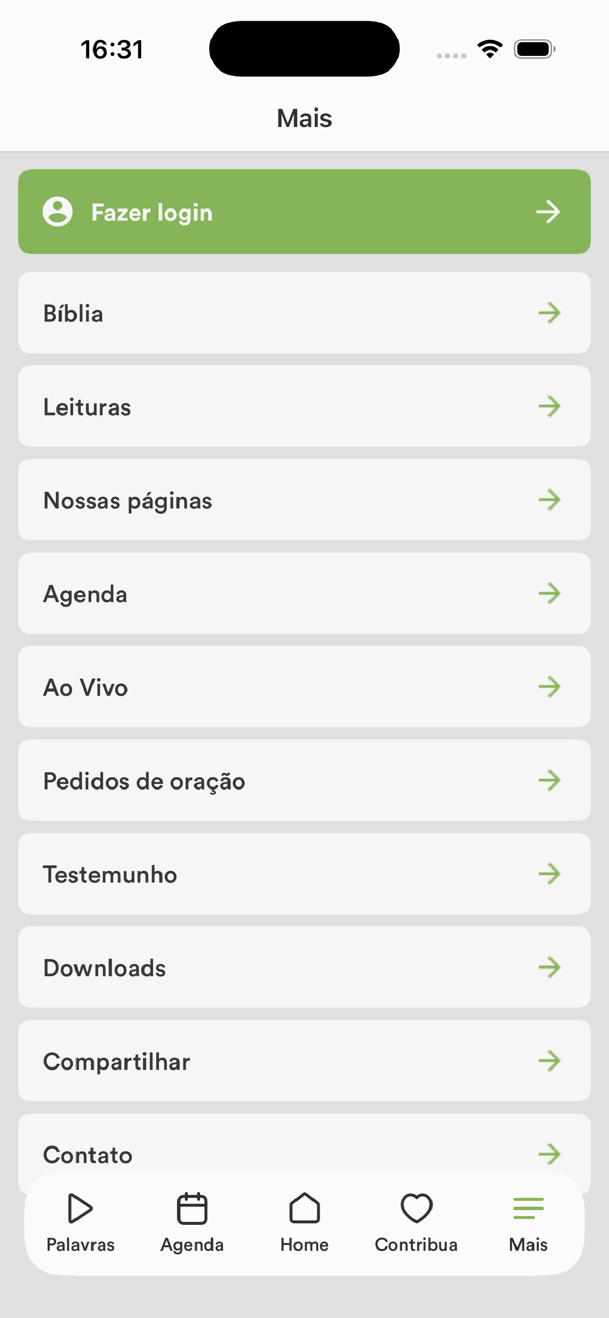 Refúgio App