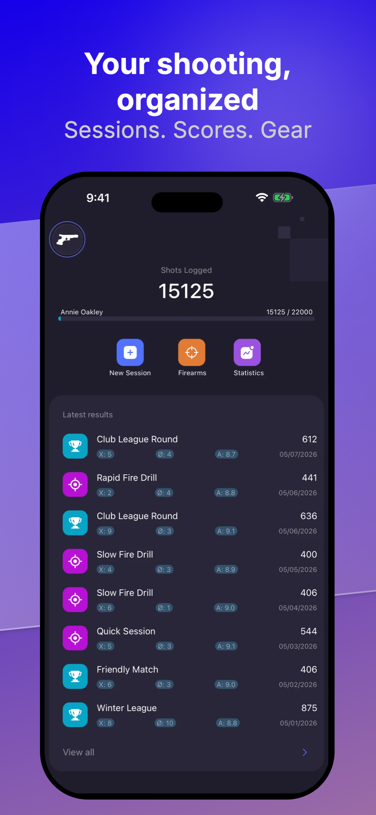 Shotlog - Range journal