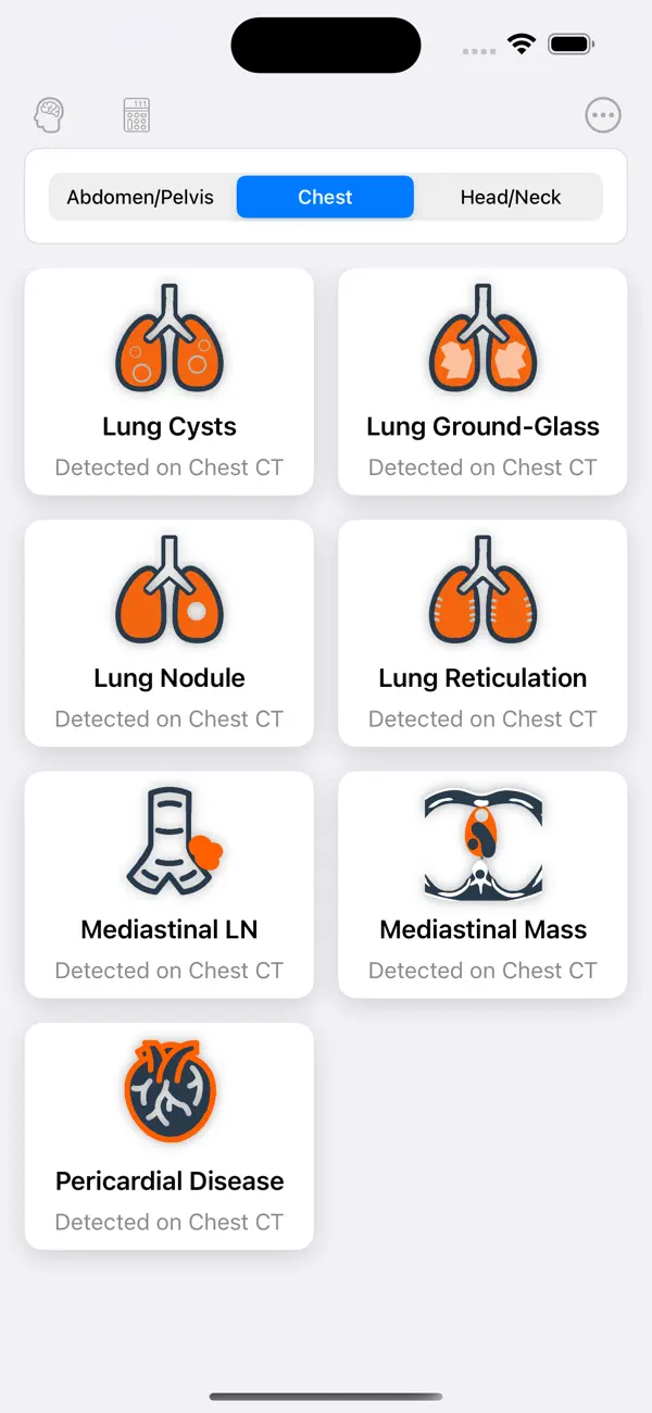 Screenshot #3 pour Incidentaloma CT / MRI Guide