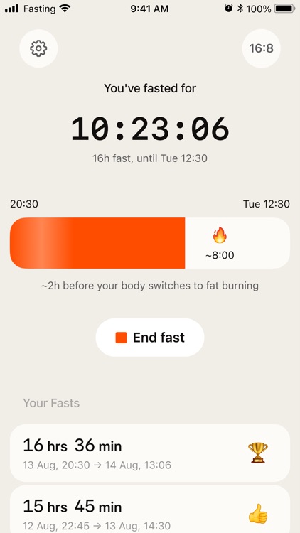 Intermittent Fasting Timer Aрр screenshot-5