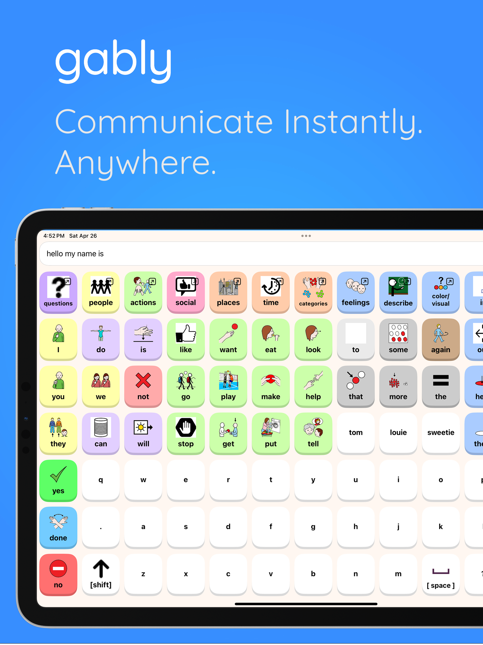 Gably AAC screenshot 5