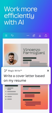 Canva: AI Video & Photo Editor App Store preview screenshot 10