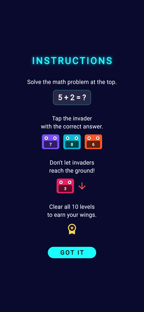 Math Invaders Arcade - Education App | MWM