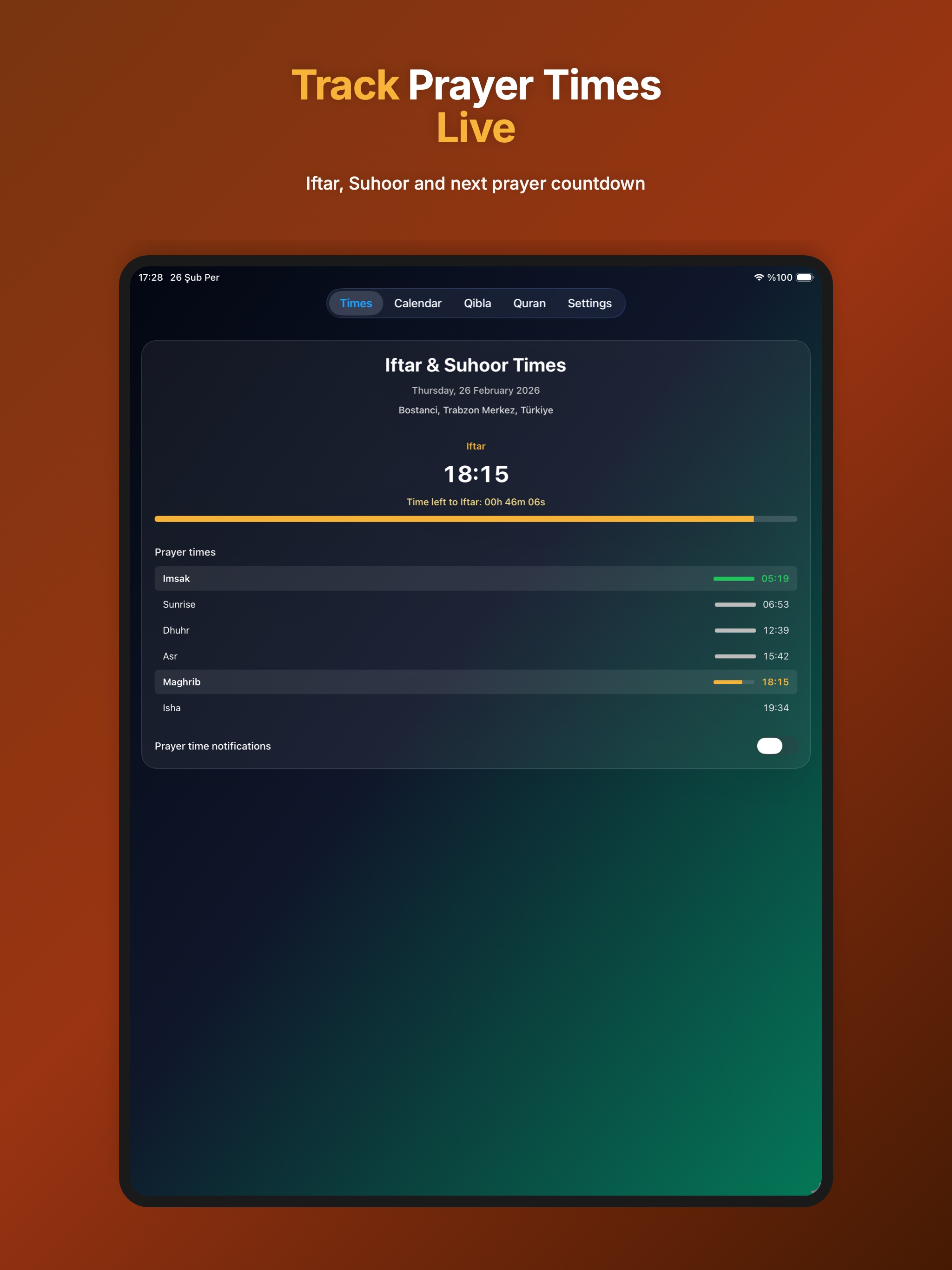 Prayer Times: Qibla & Adhan screenshot 6