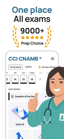 CCI CNAMB Exam Prep Test 2026 iPhone screenshot