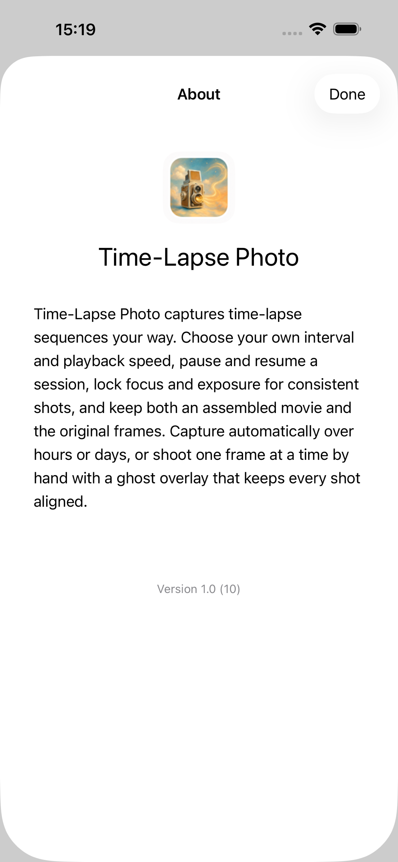 Time-Lapse Photo screenshot 8