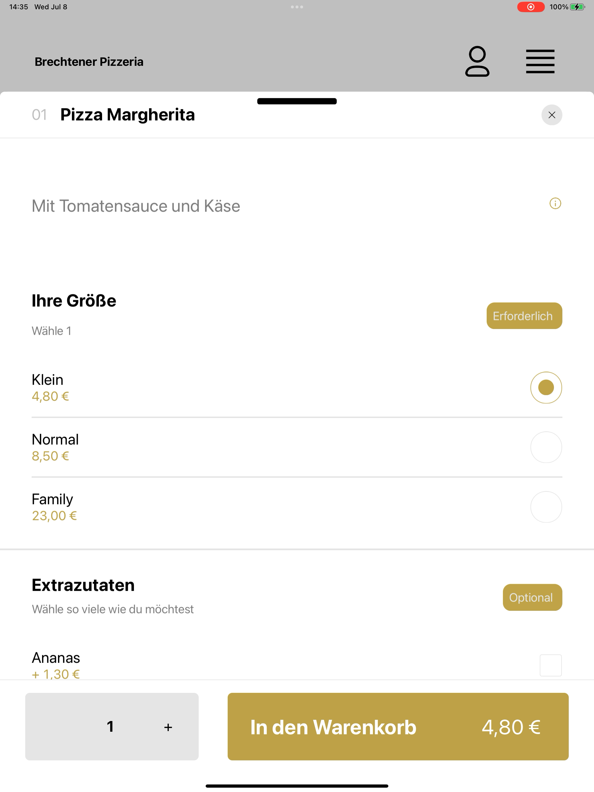 Brechtener Pizzeria screenshot 8