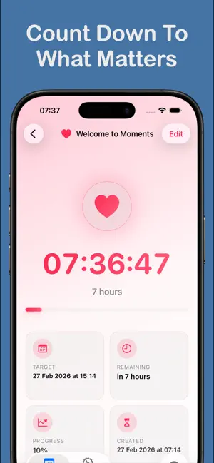 Moments - Countdown screenshot 1
