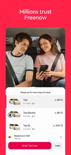 Freenow by Lyft - taxi & more screenshot 2