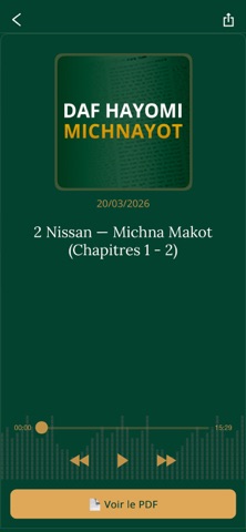 Daf Hayomi Michnayot screenshot
