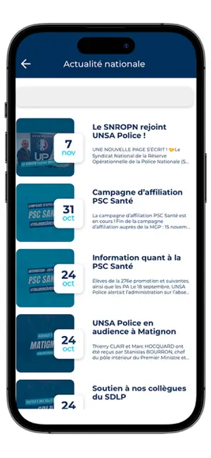 UNSA Police iPhone screenshot 3