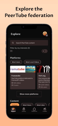 PeerTube screenshot