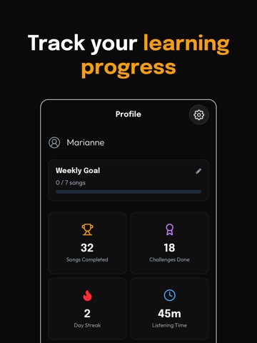 Langbeats iPad screenshot