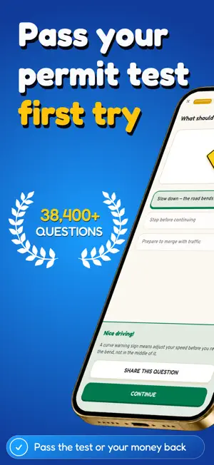 PermitPal: DMV Practice Test screenshot 1
