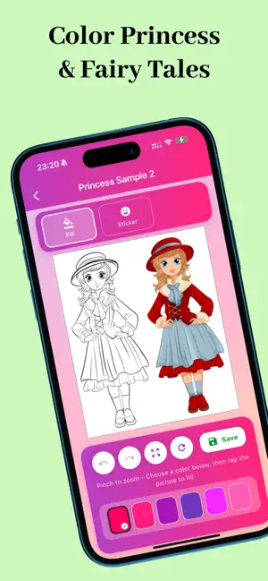 Colouring Book Games: Princess screenshot 4
