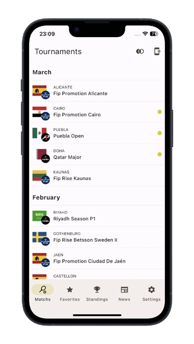 Padel LiveScore Screenshot