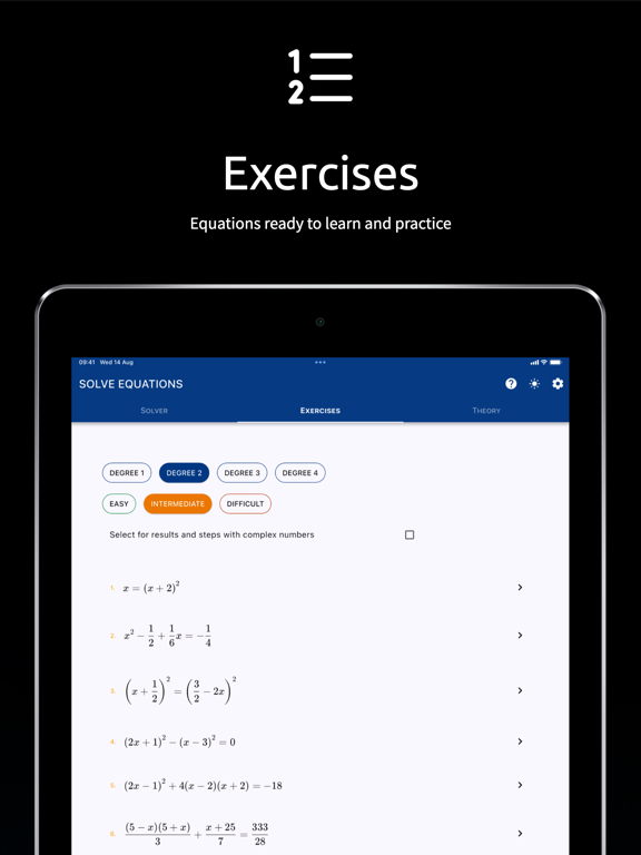 Solve the equations iPad screenshot 5 - Education app