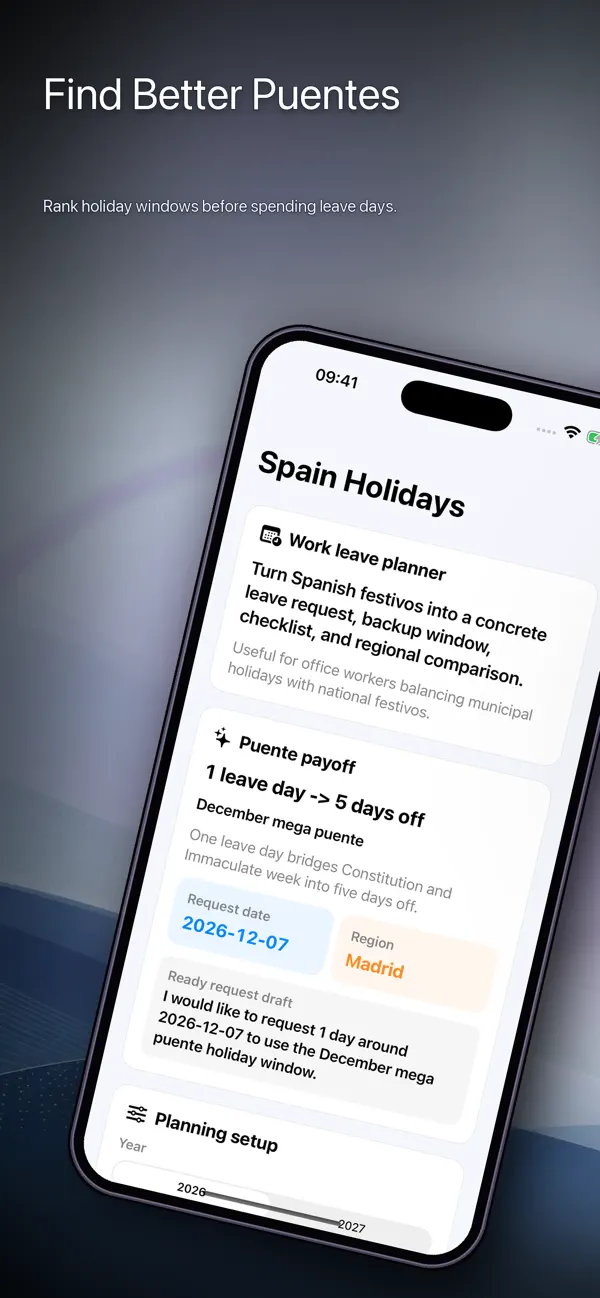 Screenshot #1 pour Spain Work Holidays
