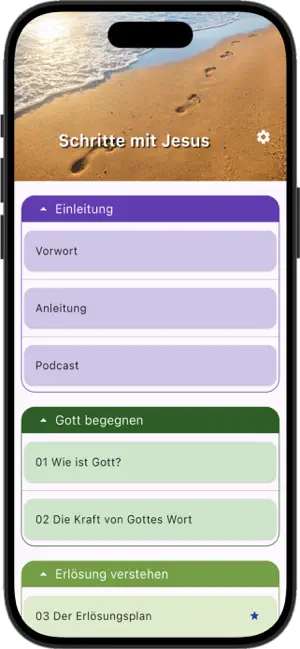 Schritte mit Jesus screenshot 1