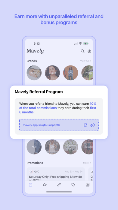 Mavely - Influencer Rewards Screenshot