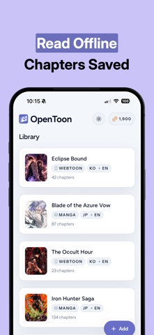 OpenToon - Manga Translator iPhone screenshot 3