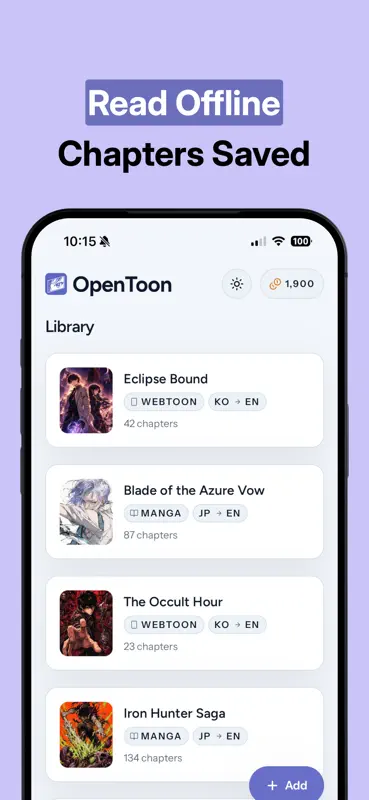 OpenToon - Manga Translator screenshot 3 of 4