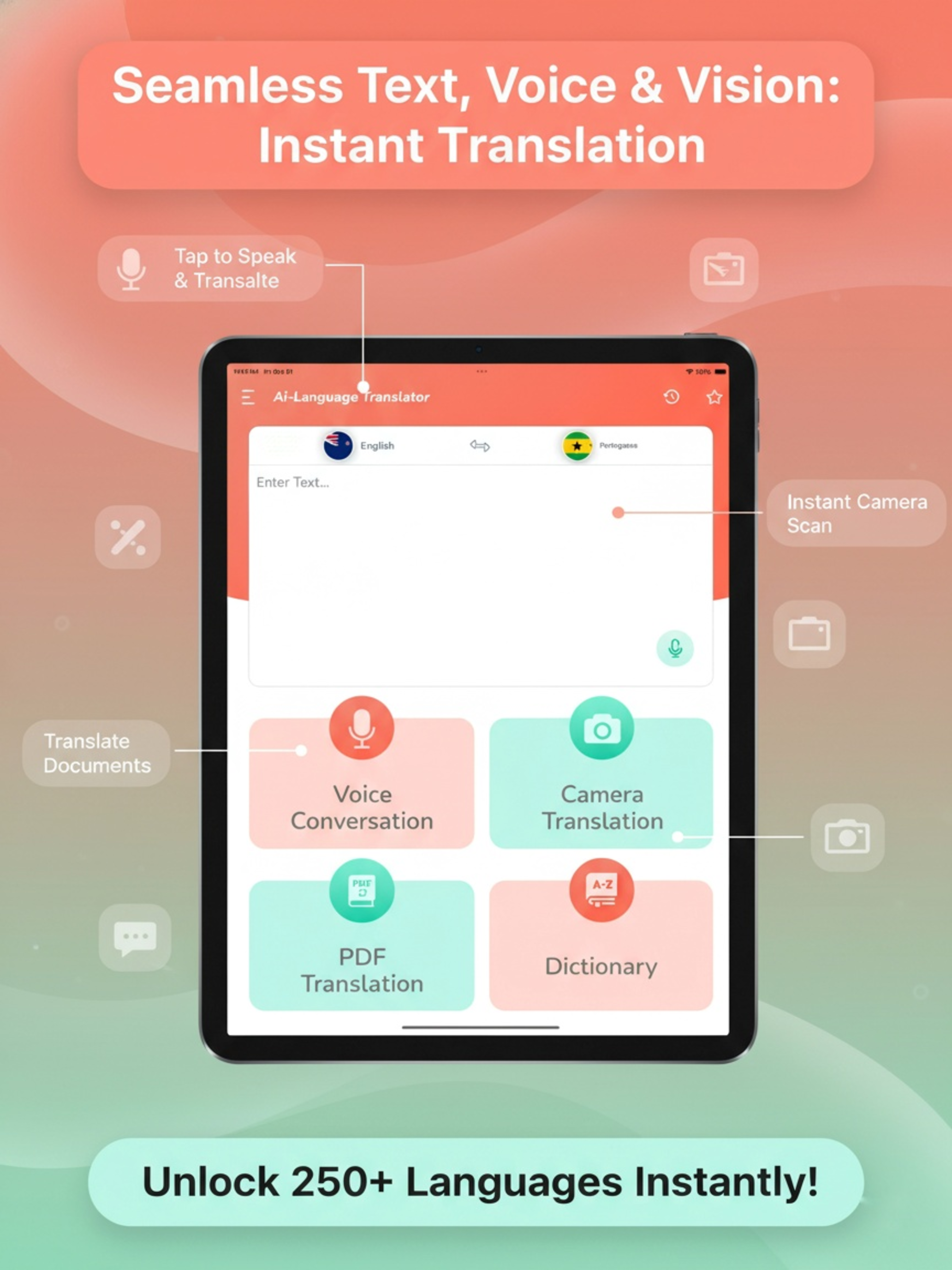AI Translate: Voice & Camera