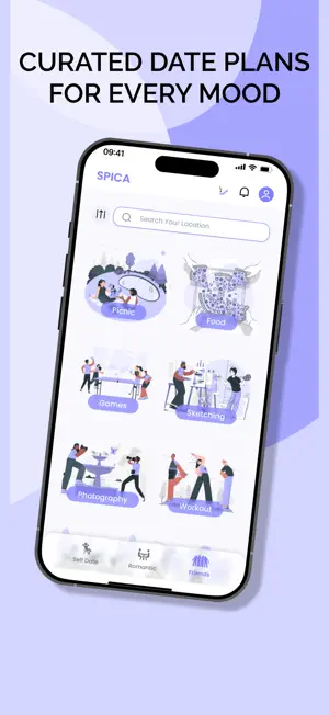 SPICA - Curated Date plans screenshot 2