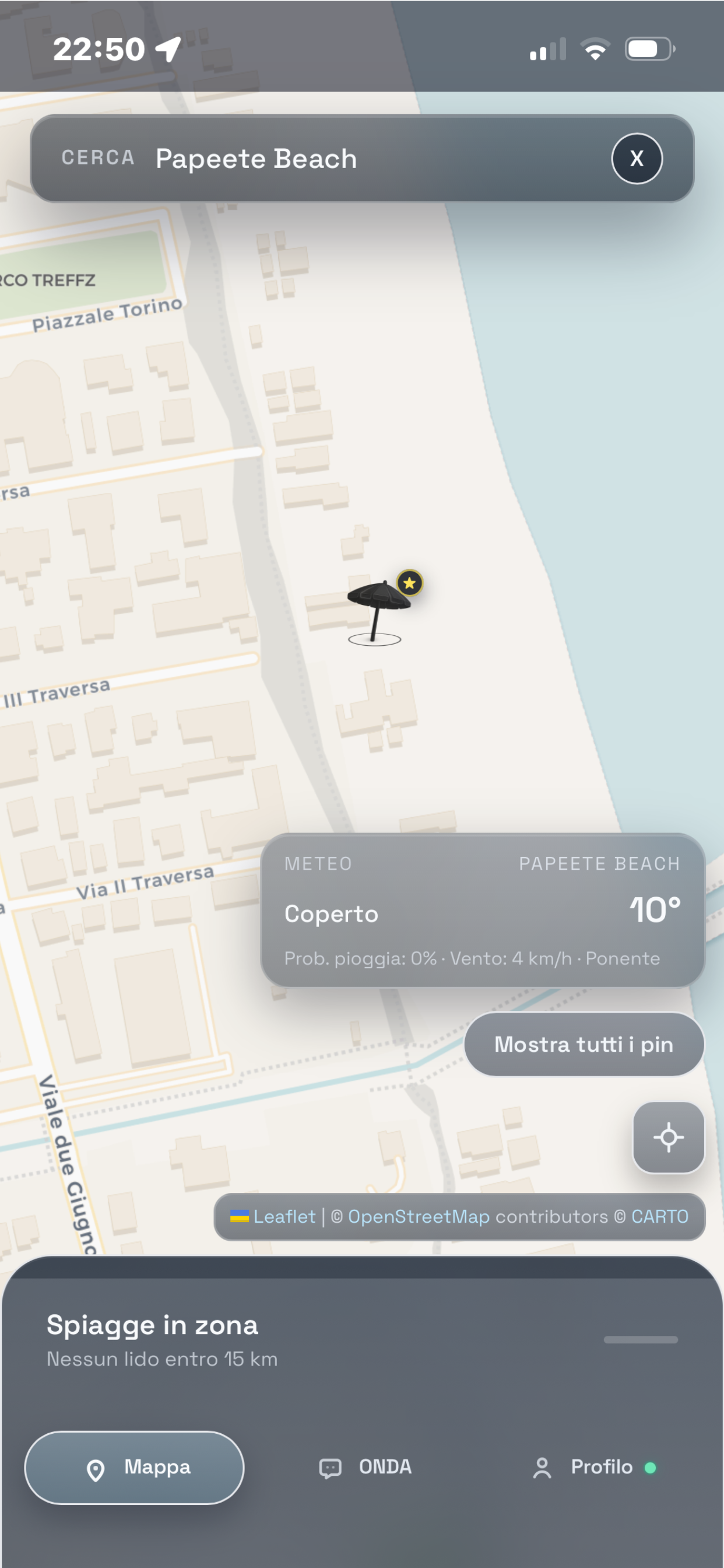 Where2Beach screenshot 4