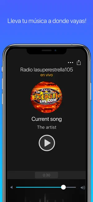 Radio lasuperestrella105 screenshot 2