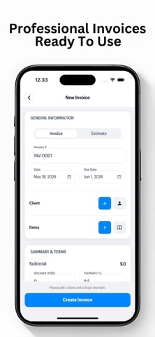 Invoice Generator ۬ screenshot