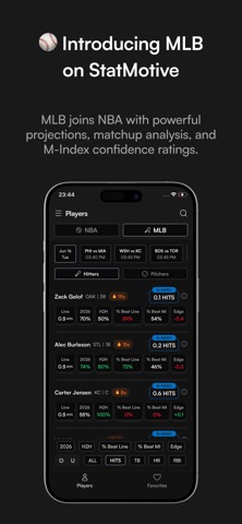 StatMotive: Player Projections iPhone screenshot