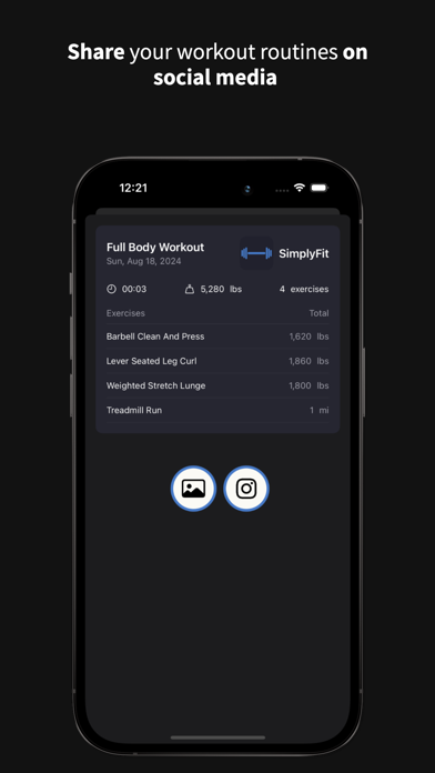 SimplyFit: Health and Fitness Screenshot