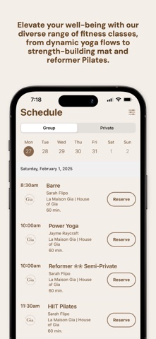 House of Gia iPhone screenshot