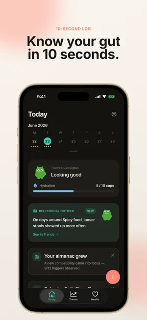 BellySignal: Poop Tracker screenshot 1