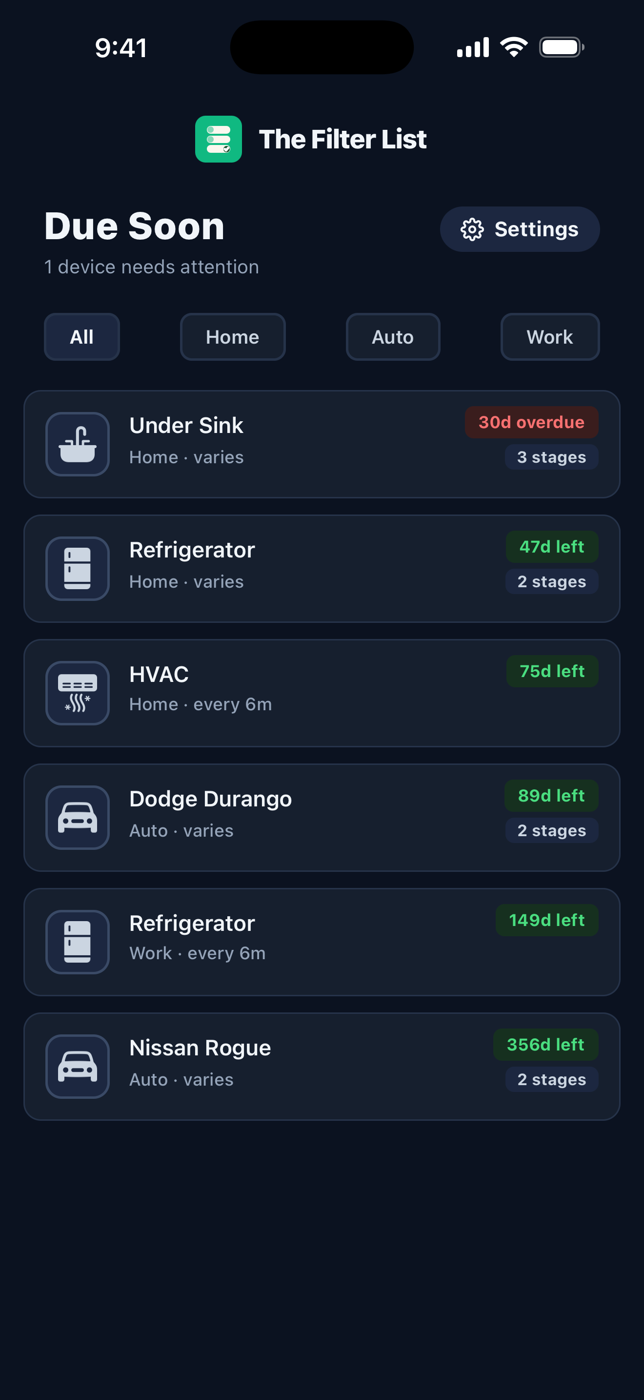 The Filter List screenshot 6