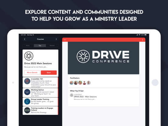 Irresistible Church Network iPad screenshot 3 - Social Networking app
