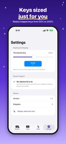 Keyboard Clipboard: Snippets Screenshot 9 of 10