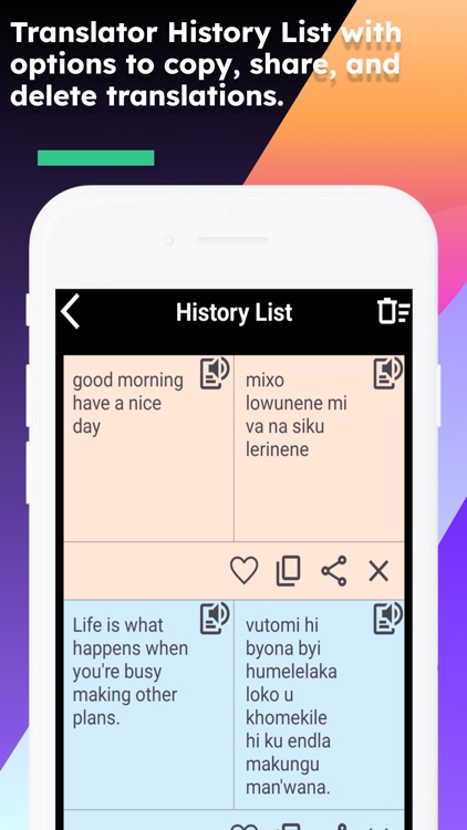 English Tsonga Translator screenshot-5