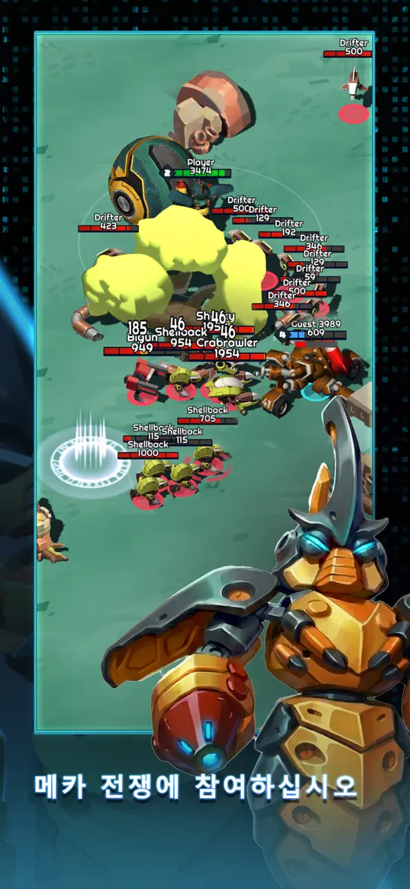 Mybots: Mech Battle Arena iOS Mod IPA screenshot 3 - iOS game interface